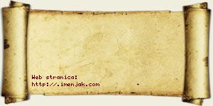 Jordanka Isailović vizit kartica